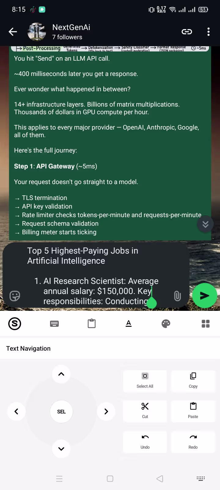 Synapse AI Generating Reply Inside WhatsApp
